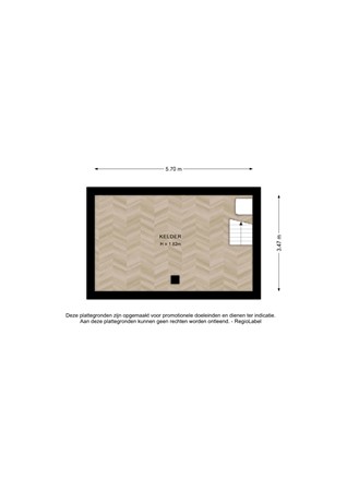 Floorplan - Tuinstraatje 20, 7413 ZN Deventer